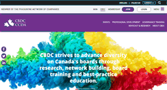 Desktop Screenshot of boarddiversity.ca